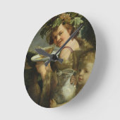 Bacchus (olie op canvas) ronde klok (Hoek)