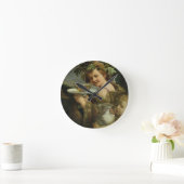 Bacchus (olie op canvas) ronde klok (Huis)