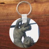 Bacchus-standbeeld in het Vaticaan Sleutelhanger (Voorkant)