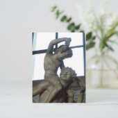 Bacchus Statue in Vaticaan ~ Rome, Italië Briefkaart (Staand voorkant)