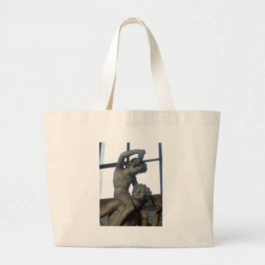 Bacchusbeeld in het Vaticaan Grote Tote Bag (Voorkant)