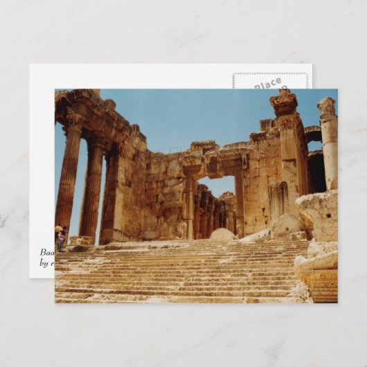 Bacchustempel Briefkaart (Voorkant / Achterkant)