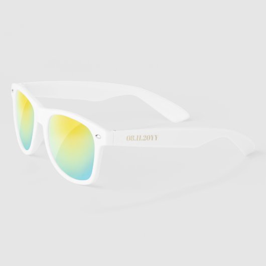 Bacehelorette, Bridal Party Personalized Wedding Zonnebrillen (Links)