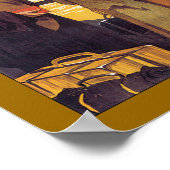 Bacelona Ciudad de Invierno Poster (Hoek)