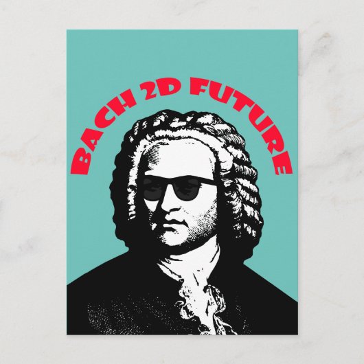 Bach 2D Briefkaart (Voorkant)