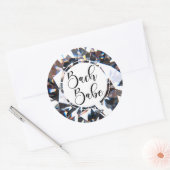 BACH BABE Script Diamond Bachelorette Ronde Sticker (Envelop)