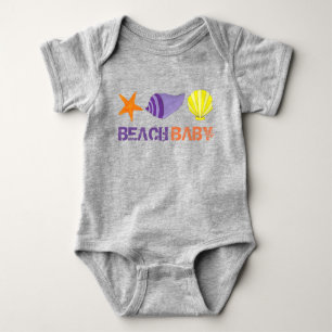BACH BABY Vacation Starfish Zee Shell Seashell Romper