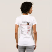 Bach 'Baroque 2 Da Bone'-rondleiding (Dames licht) T-shirt (Achterkant volledig)