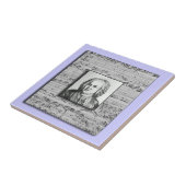 Bach Baroque Music Ceramic Tile Tegeltje (Zijkant)