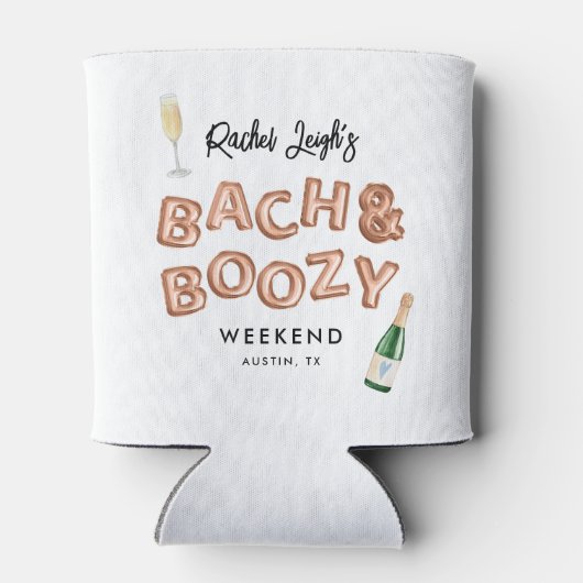 Bach & Boozy Rose Goud Afscheid Van De Vrijheid We Blikjeskoeler (Achterkant)