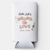 Bach & Boozy Rose Goud Bachelorette Weekend Seltzer Blikjeskoeler (Voorkant)