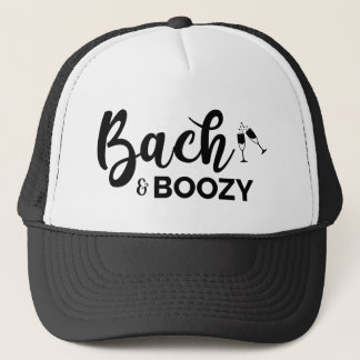 Bach & Boozy Trucker Hoed voor Bachelorette Party Trucker Pet