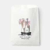 Bach & Boujee Monogram Chic Meisjesuitje Bedankzakje (Voorkant)