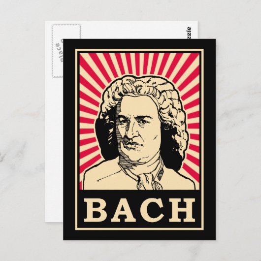 Bach Briefkaart (Voorkant / Achterkant)