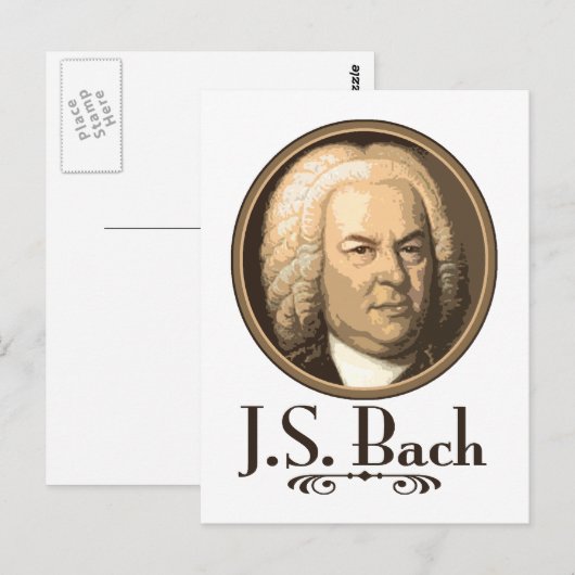 Bach Briefkaart (Voorkant / Achterkant)