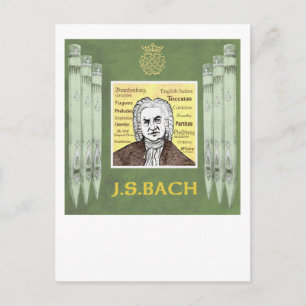 BACH-briefkaart Briefkaart