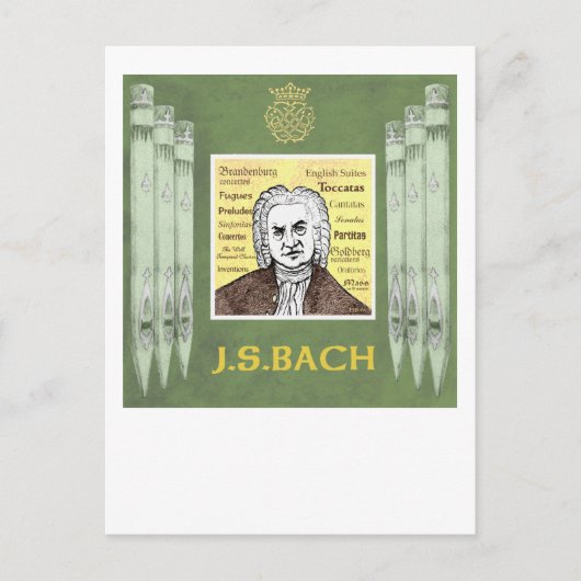 BACH-briefkaart Briefkaart (Voorkant)