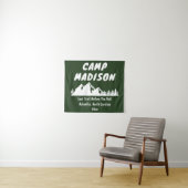 Bach Camp Vrijgezellenfeest Berg Camping Prop Sign Wandkleed (In Situ (horizontaal))