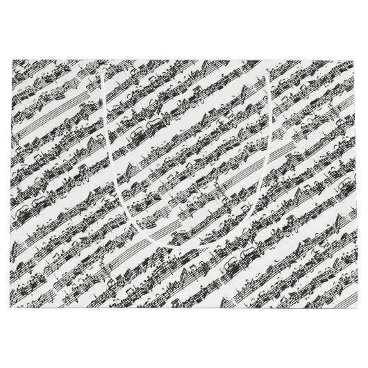 Bach Cello Suite Music Manuscript Groot Cadeauzakje (Voorkant)