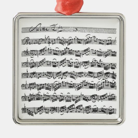Bach Cello Suite Pendant Ornament (Voorkant)