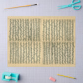 Bach Chaconne Manuscript for Solo Violin Tissuepapier (Craft)