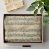 Bach Chaconne Manuscript for Violin Solo Tissuepapier (Geschenk)