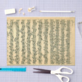 Bach Chaconne Manuscript for Violin Solo Tissuepapier (Craft)