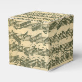 Bach Chaconne Manuscript voor solo viool Bedankdoosjes (Voorkant Zijde)