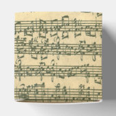 Bach Chaconne Manuscript voor solo viool Bedankdoosjes (Bovenkant)