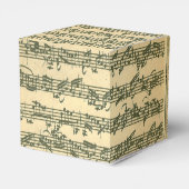 Bach Chaconne Manuscript voor solo viool Bedankdoosjes (Achterkant)