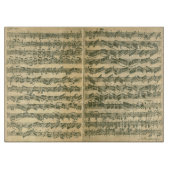 Bach Chaconne Music Manuscript for Solo Violin Snijplank (Voorkant)
