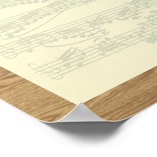 Bach Chaconne Poster (Hoek)