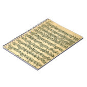 Bach Chaconne Spiral-laptop Notitieboek (Linkerzijde)