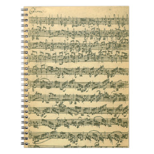 Bach Chaconne Spiral-laptop Notitieboek