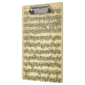 Bach Chaconne Violin Music Manuscript Klembord (Links)
