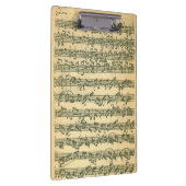 Bach Chaconne Violin Music Manuscript Klembord (Rechts)