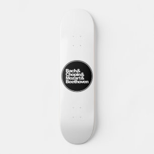 Bach, chopin en Mozart en Beethoven Persoonlijk Skateboard