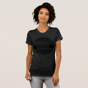 Bach, chopin en Mozart en Beethoven T-shirt