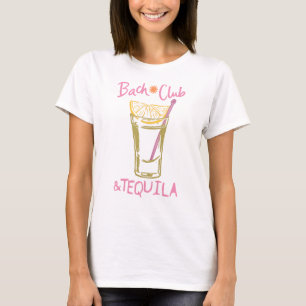 Bach Club en Tequila Shot Glas Citroen Roze Goud T-shirt