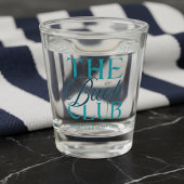 Bach Club Modern Eenvoudig Blauw Bachelorette Part Shot Glas