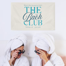 Bach Club Modern Eenvoudig Blauw Bachelorette Part