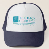 Bach Club Moderne Blauwe Bachelorette Trucker Pet (Voorkant)