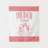 Bach Club Persoonlijke Afscheidsfeest Verloofde Vr Wandkleed (Voorkant)