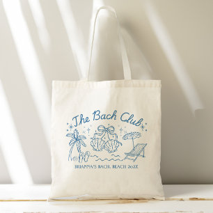 Bach club strand schelpen bruidsmeisjes cadeaus op tote bag