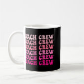 Bach Crew De Bruid Bruidsfeest Afscheid Als Vrouw  Koffiemok (Links)