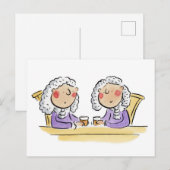 Bach Double Briefkaart (Voorkant / Achterkant)