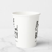 Bach en Boozy Bachelorette Bruidsfeest Papieren Bekers (Rechts)