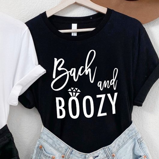 Bach en Boozy Bachelorette Bruidsfeest T-shirt