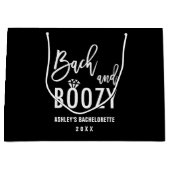 Bach en Boozy Bachelorette Party Favorieten Groot Cadeauzakje (Voorkant)