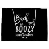 Bach en Boozy Bachelorette Party Favorieten Groot Cadeauzakje (Achterkant)